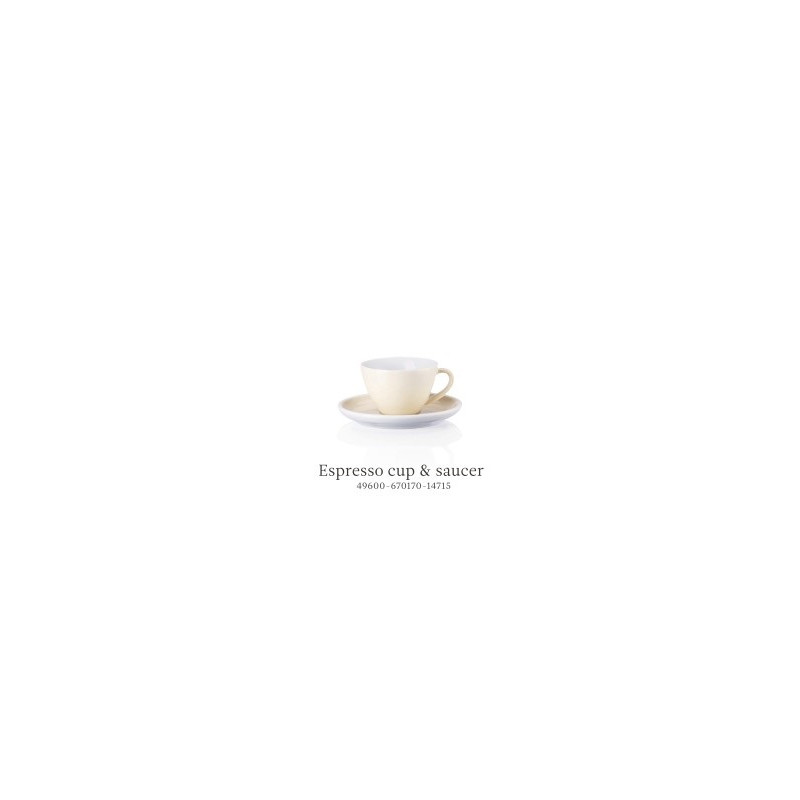 COFFEE CUP WITH SAUCER PROFI CREAM 14717/16-670170