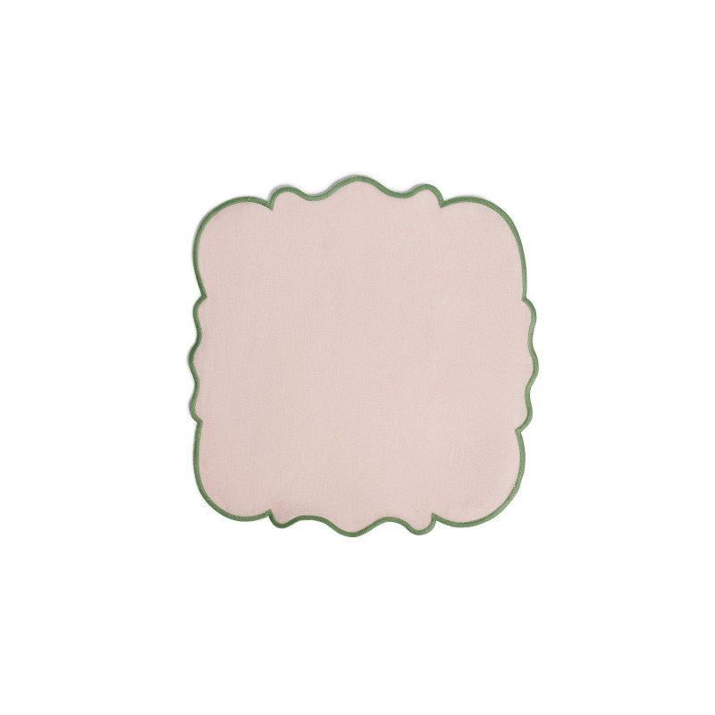 SET OF 4 SCALLOPED NAPKINS, SMERLO