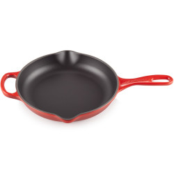 CAST IRON DEEP DOUBLE POUR SPOUTS SKILLET