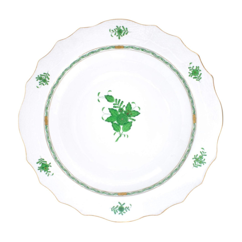 VASSOIO ROTONDO 38,5 CM APPONYI VERDE AV 1161