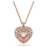 IDYLLIA PENDANT, HEART, WHITE, ROSE GOLD PLATED 5680402