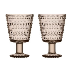 SET OF 2 WATER GOBLETS, KASTEHELMI