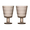 SET OF 2 WATER GOBLETS, KASTEHELMI