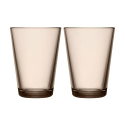 SET OF 2 WATER GLASSES, KARTIO