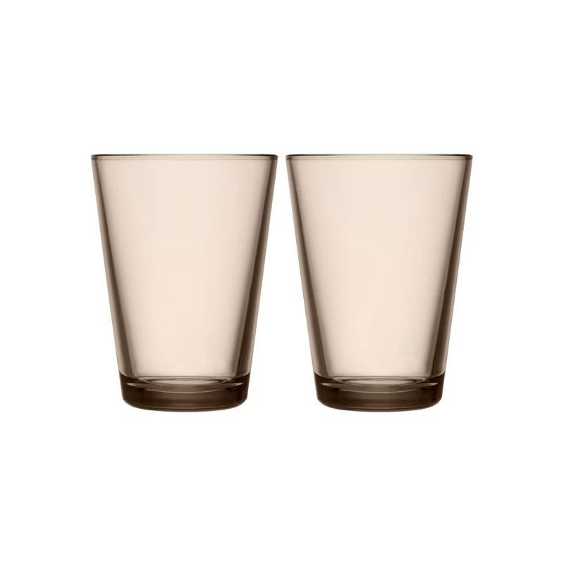 SET OF 2 WATER GLASSES, KARTIO