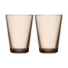 SET OF 2 WATER GLASSES, KARTIO