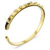 NUMINA BANGLE, GOLD TONE PLATED