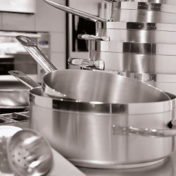 DEEP 2 HANDLES SAUCEPOT, SERIE 1100