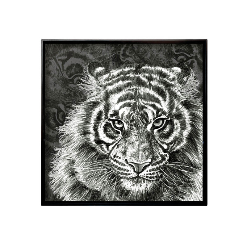 VASSOIO QUADRATO 45 CM - WILD SPIRIT TIGRE