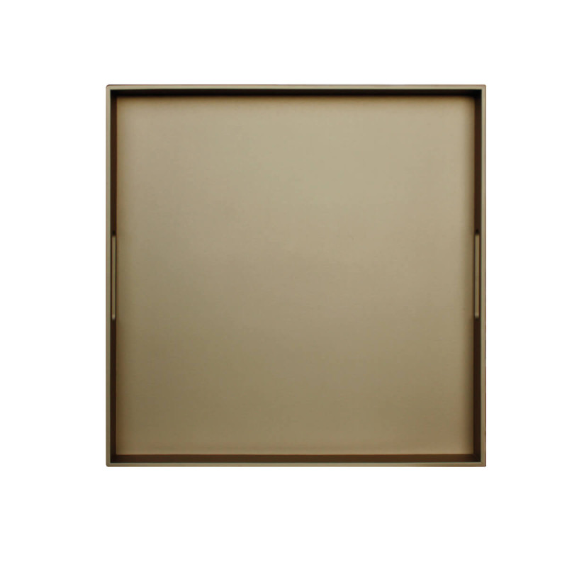 SQUARED TRAY 45 CM -  MONOCOLOR PURE GOLD