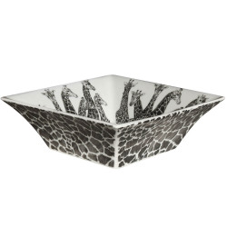 MEDIUM SQUARED BOWL GIRAFFE 15,5 CM - WILD SPIRIT