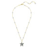 IDYLLIA PENDANT, STARFISH, MULTICOLORED, GOLD PLATED 5684116