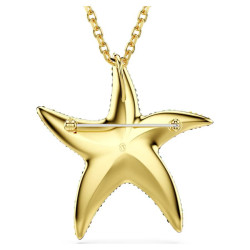 IDYLLIA PENDANT AND BROOCH, STARFISH, MULTICOLORED, GOLD PLATED5684168