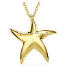 IDYLLIA PENDANT AND BROOCH, STARFISH, MULTICOLORED, GOLD PLATED5684168