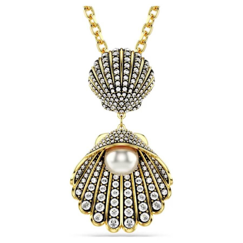 IDYLLIA NECKLACE, SHELL, GOLD TONE PLATED 5689197