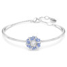 BRACCIALE IDYLLIA, FIORE, BLU PLACCATO RODIO 5680014