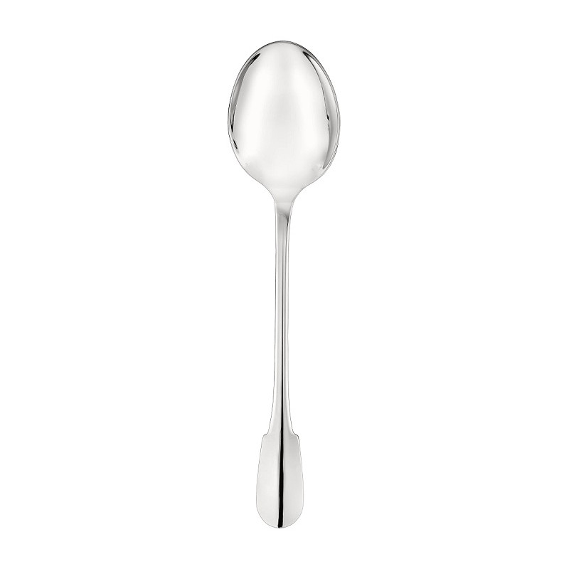 SILVER PLATED SERVING SPOON 0016006 CLUNY