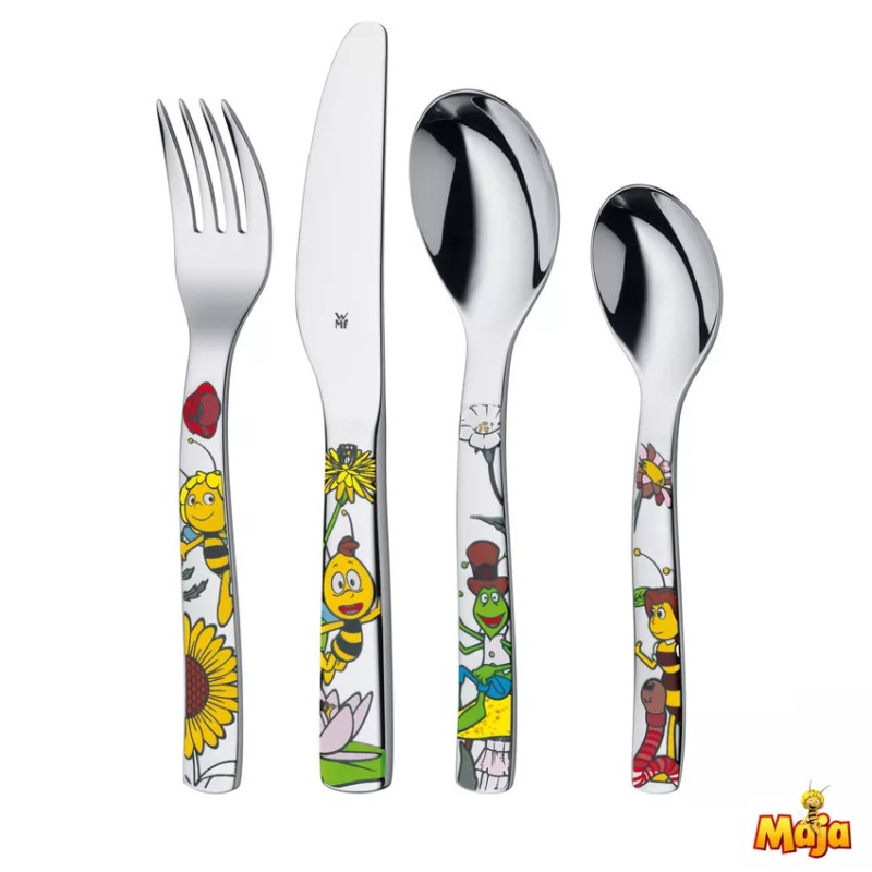 SET 4 POSATE BIMBO INOX, APE MAJA