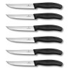 SET OF 6 STEAK KNIVES, PLAIN BLADE