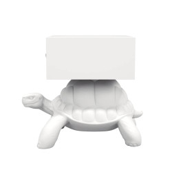 TABLE BED TURTLE CARRY, BIANCO