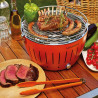 32 CM PORTABLE GRILL "L", ORANGE LG G34 OR