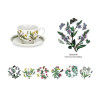 SET OF 6 TEA CUPS WITH SAUCER, BOTANIC GARDEN