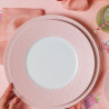 DESSERT PLATE 21 CM, ECUME ROSE