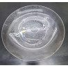 CRYSTAL DESSERT PLATE CM 19 PERFECTION