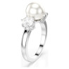 ANELLO MATRIX PERLA, CRYSTAL PEARL, TAGLIO ROUND