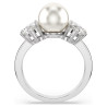 ANELLO MATRIX PERLA, CRYSTAL PEARL, TAGLIO ROUND