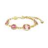 IMBER BRACELET, PINK, GOLD TONE PLATED 5684537