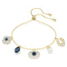 SYMBOLICA BRACELET BLUE, GOLD TONE PLATED 5692162