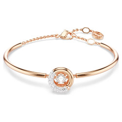 DEXTERA BRACELET, WHITE, ROSE GOLD TONE PLATED 5692259