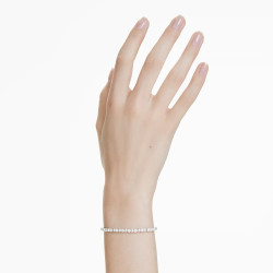 BRACCIALE MATRIX BIANCO, CRYSTAL PEARL, PLACCATURA RODIO 5689633