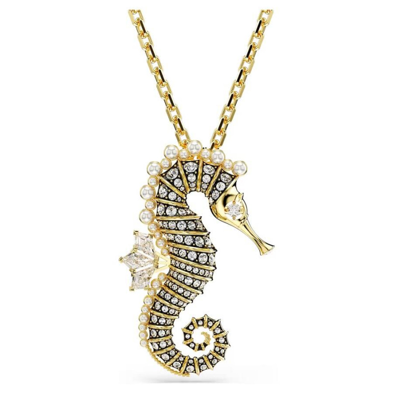 IDYLLIA PENDANT SEAHORSE, GOLD TONE PLATED 5684233