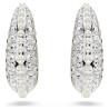 SUBLIMA PIERCED EARRINGS, CRYSTAL PEARL, WHITE, RHODIUM PLATED 5692107