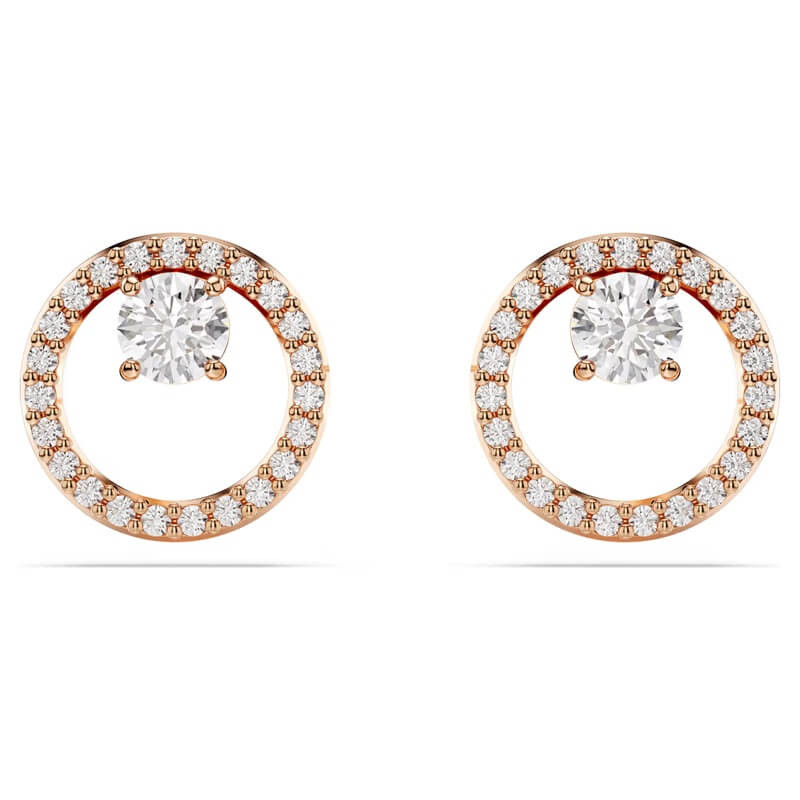 CONSTELLA STUD EARRINGS, ROUND CUT