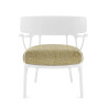 A.I. LOUNGE TEXTURE ARMCHAIR, WHI/YEL 5904/1Y