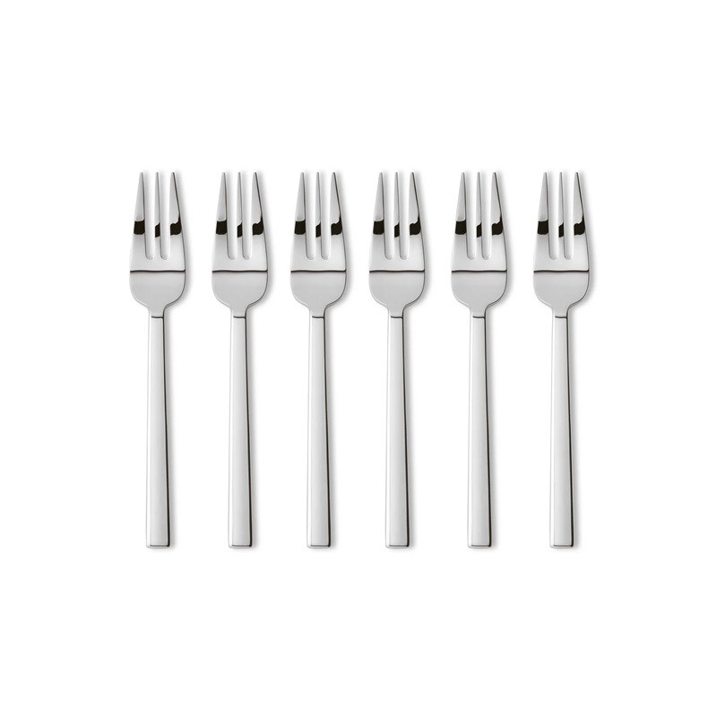 SET OF 6 DESSERT FORKS, NEUTRA INOX