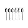 SET OF 6 MOKA SPOONS, NEUTRA INOX