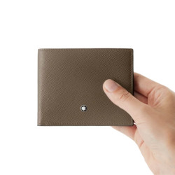 6 CC LEATHER WALLET, MASTIC SARTORIAL