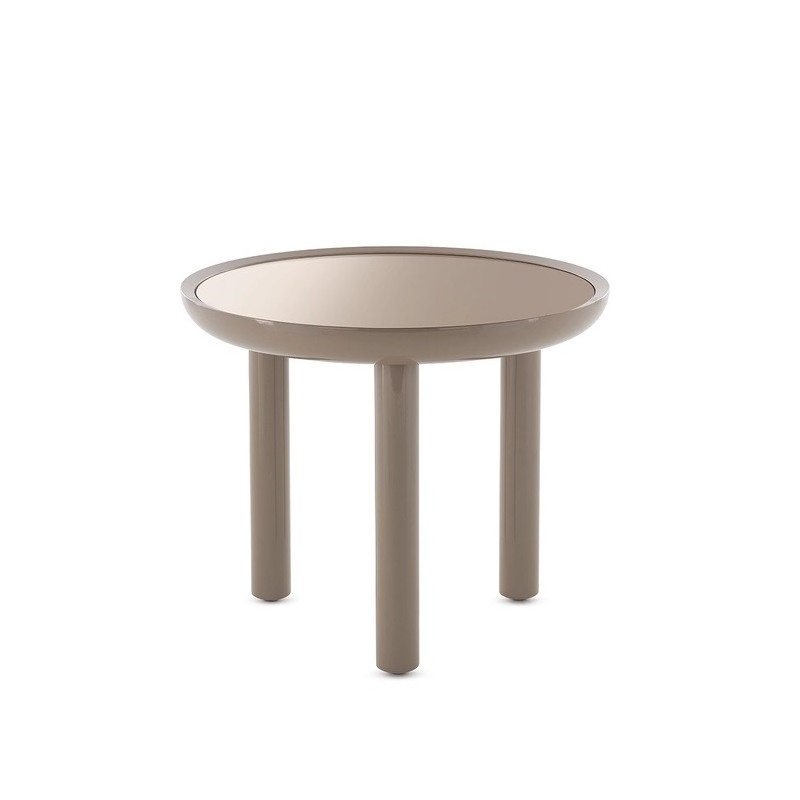 K-TOP TABLE 4294/TU, TAUPE MIRROR + COPPER