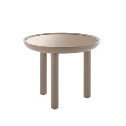 K-TOP TABLE 4294/TU, TAUPE MIRROR + COPPER