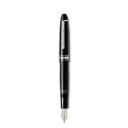 MEISTERSTÜCK FOUNTAIN PEN, BLACK & PLATINUM