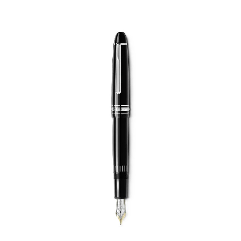 MEISTERSTÜCK FOUNTAIN PEN, BLACK & PLATINUM