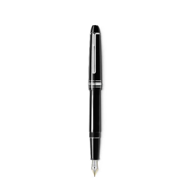 MEISTERSTÜCK FOUNTAIN PEN, BLACK & PLATINUM