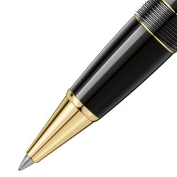 MEISTERSTÜCK ROLLERBALL PEN, BLACK & GOLD