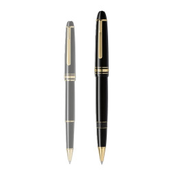 MEISTERSTÜCK ROLLERBALL PEN, BLACK & GOLD