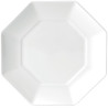 PORCELAIN OCTAGONAL DESSERT PLATE CM 19 -ASHLAR