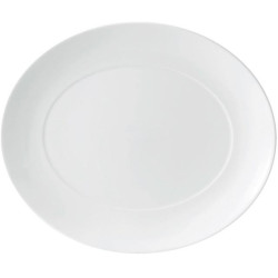 PORCELAIN OVAL TRAY CM 33 -ASHLAR